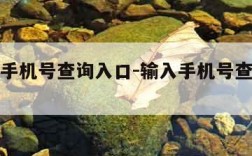 查快递手机号查询入口-输入手机号查快递怎么查