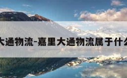 嘉里大通物流-嘉里大通物流属于什么企业