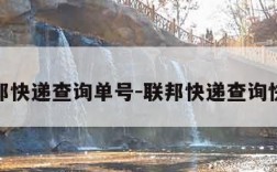 联邦快递查询单号-联邦快递查询快递