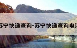 苏宁快递查询-苏宁快递查询电话