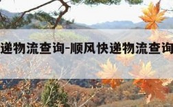 顺风快递物流查询-顺风快递物流查询电话号码多少