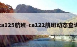 ca125航班-ca122航班动态查询