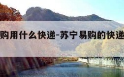 苏宁易购用什么快递-苏宁易购的快递是送货上门吗