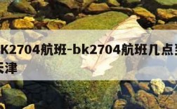 BK2704航班-bk2704航班几点到天津