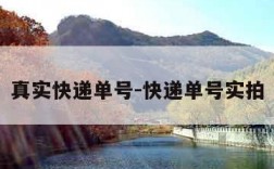 真实快递单号-快递单号实拍